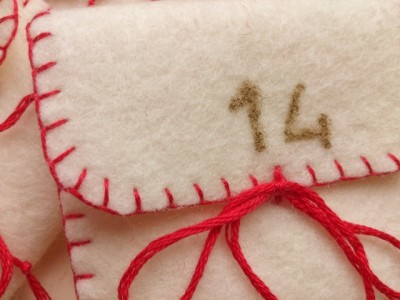 Advent slinger met Edding paint marker