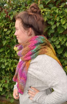 sjaal breien van noro silk garden lite