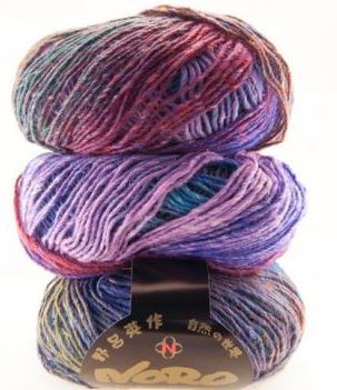 een sjaal breien van noro silk garden lite