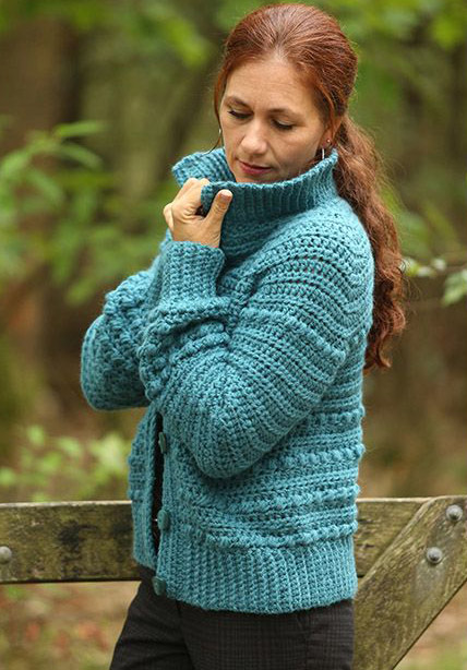 chuncky damesvest haken