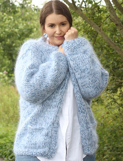 warm damesvest om te breien