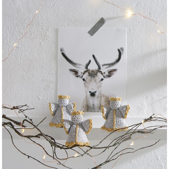 kerst engeltjes gratis haakpatroon