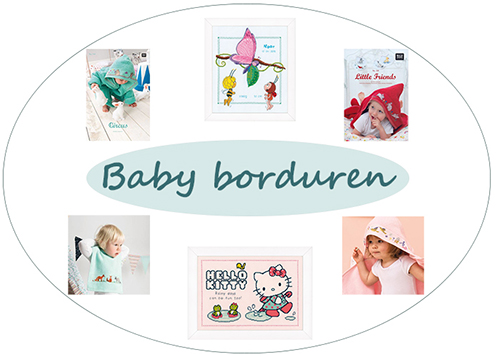 geboortetegel borduren