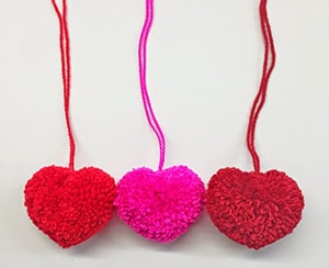 pompoms valentijn