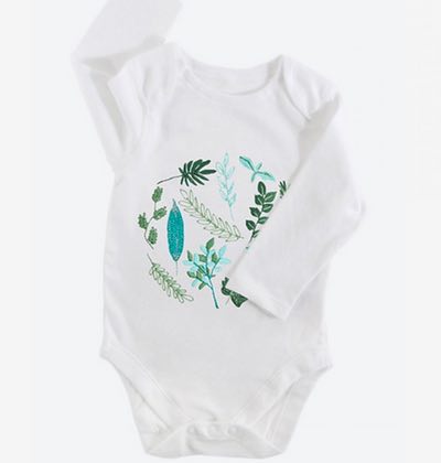 baby borduren rompertje