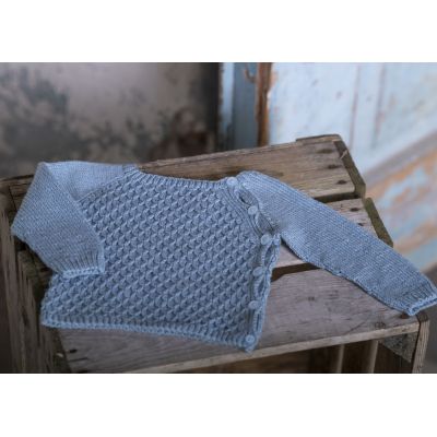 Babyvestje met schuine sluiting