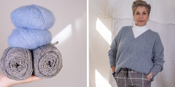 blog breien met dubbele draad