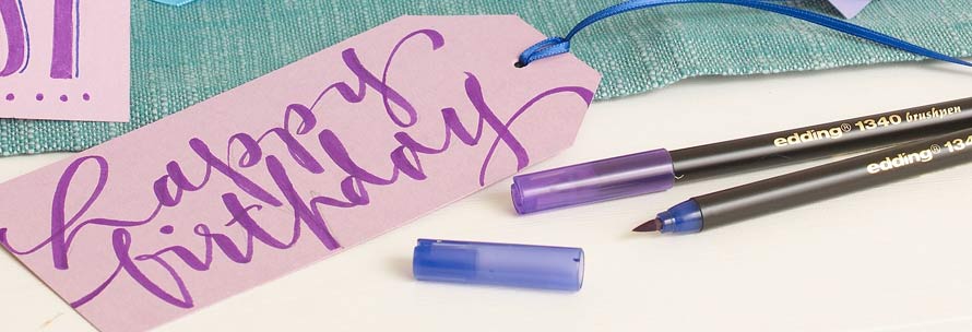 brush lettering edding | hobby gigant