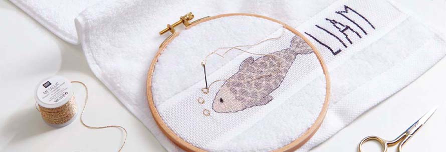 Borduren op een handdoek | hobbygigant.nl Borduren op een handdoek | hobbygigant.nl