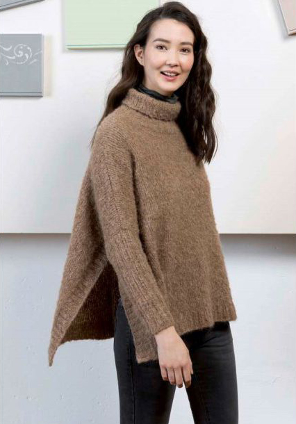 poncho breipakket lang yarns