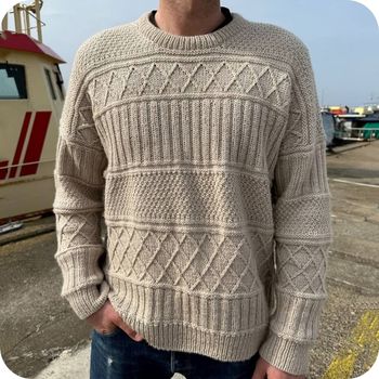 Brei een schipperstrui met dit pakket