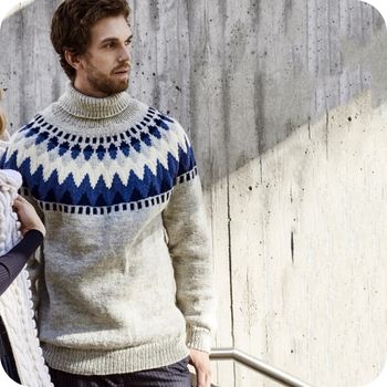 Breipakket voor Noorse herentrui Nietos