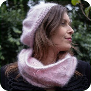 Col van Fonty coeur d'angora 