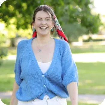 Een zomers vestje van Lana Grossa Summer Softness