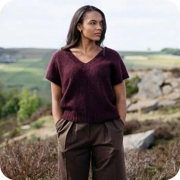 Breipakket Novita Moorbarry burgundy