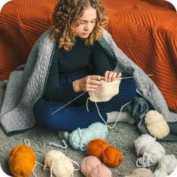 Gezellig breien in de herfst