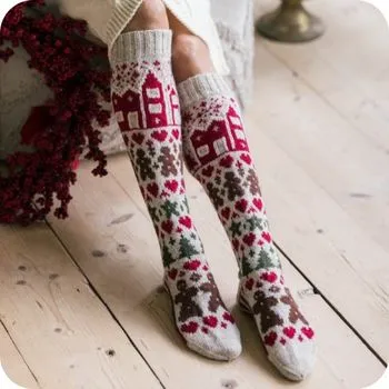 Colorwork kniekousen breien