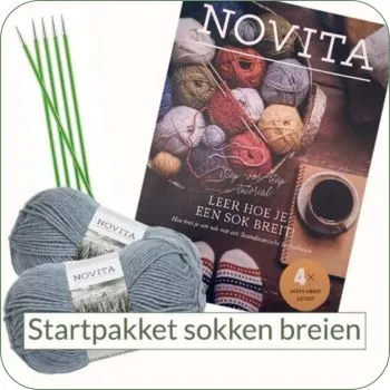 Novita 7 Veljestä sokken breien startpakket