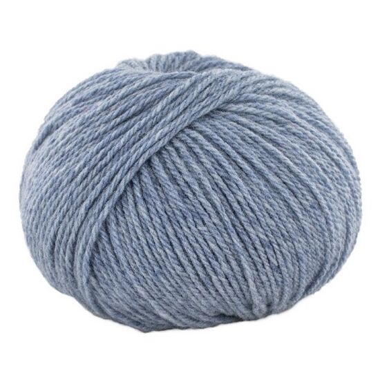 Een knot blauwgrijs garen van Tartan 3 van Fonty