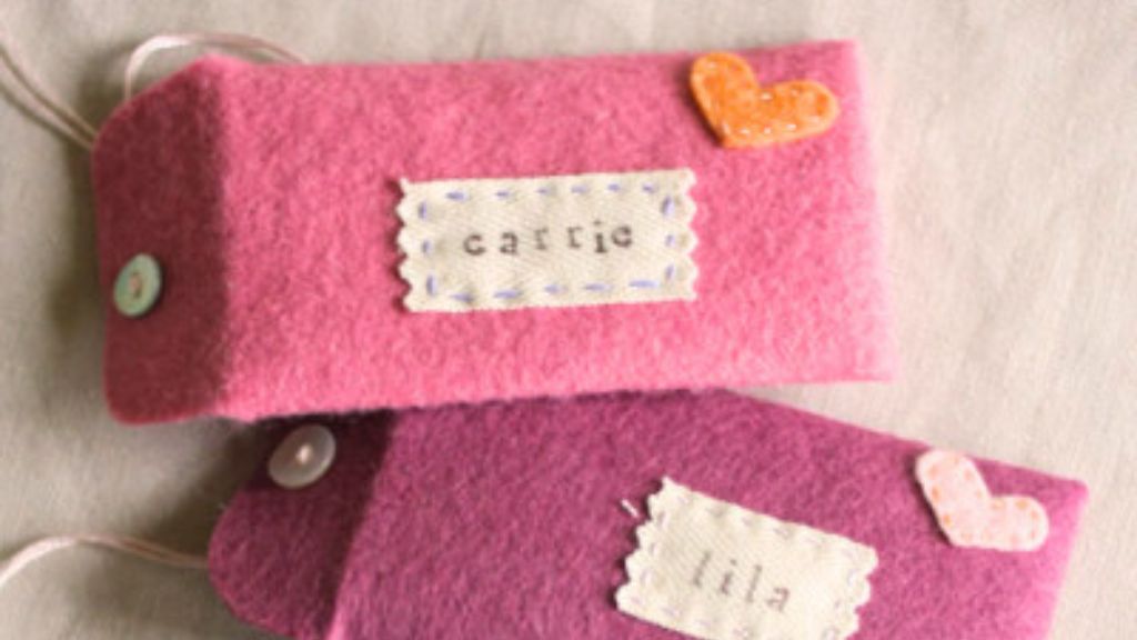 Een envelopje van vilt