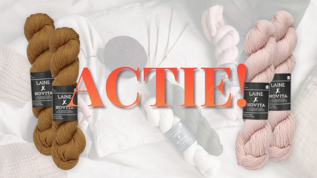 Actie twee voor één: Novita x Laine DK