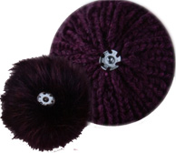 Pompon met drukker