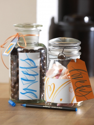 brushlettering kaartje