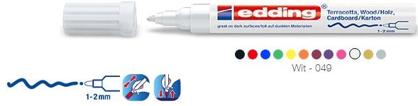 edding matlak marker 4040 wit