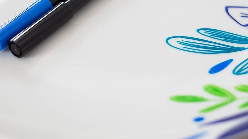 Je servies mooier maken met kleurijke motiefjes stap 1