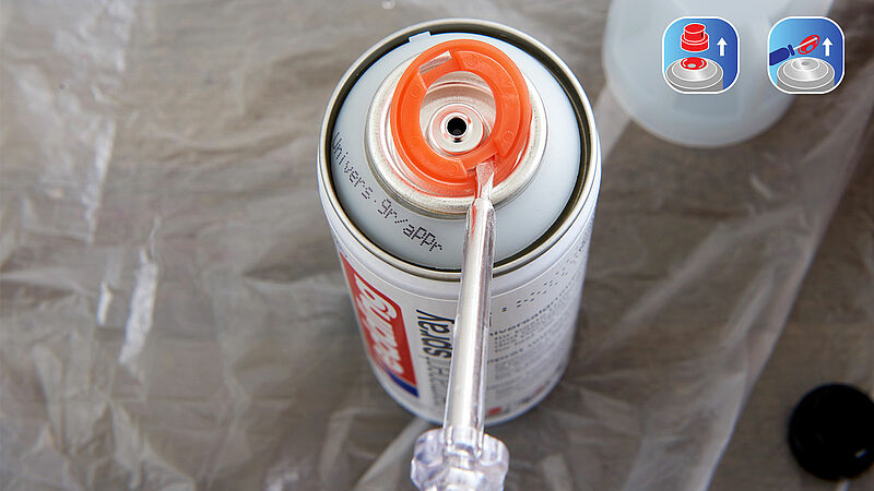 Permanent spray basics maken stap 3