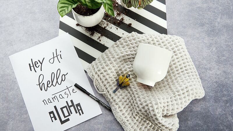 Pimp je bloemen stap 1