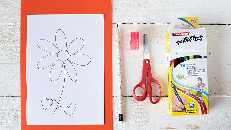 Bloemenwenskaart Stap-1