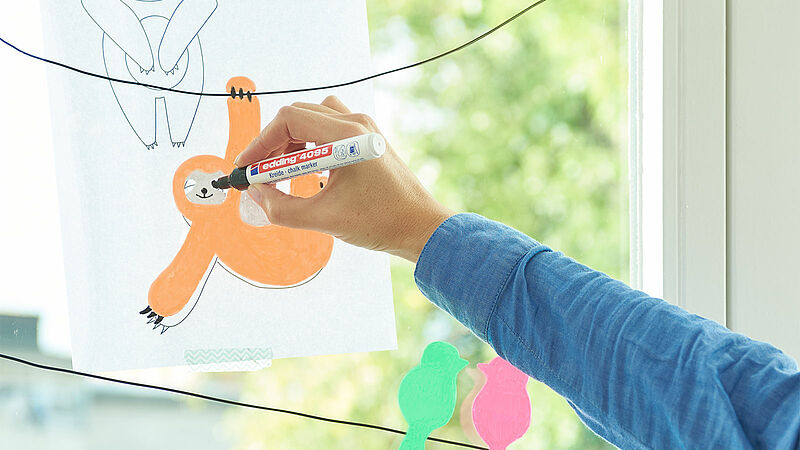 dieren raamversiering! Stap 2