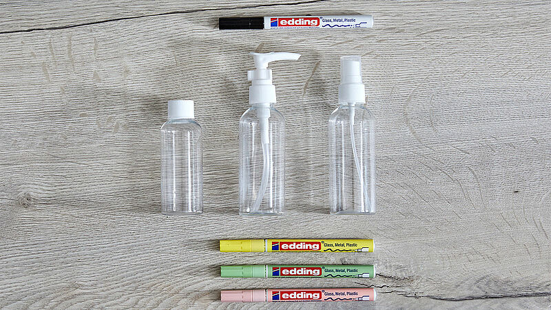 Eigen flesjes maken stap 1 