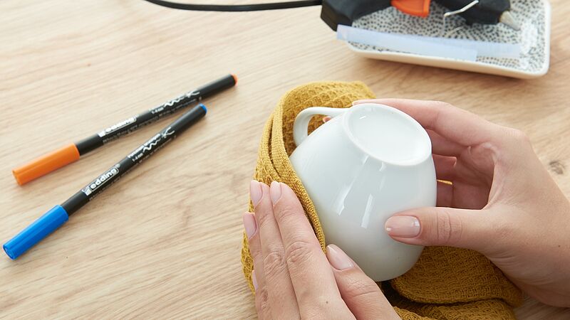 maak je eigen opvallende vaas! stap 2