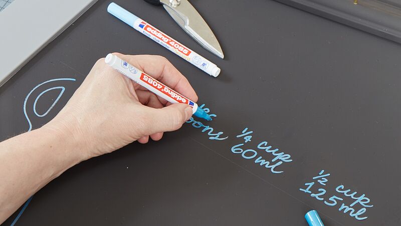 ophanghaakjes voor in de keuken stap 3