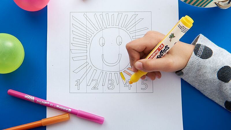 puzzel knutselen stap 2