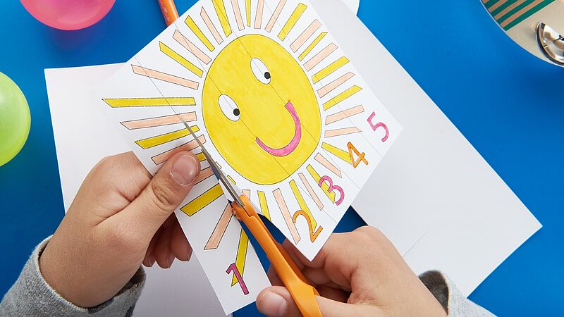 puzzel knutselen stap 4