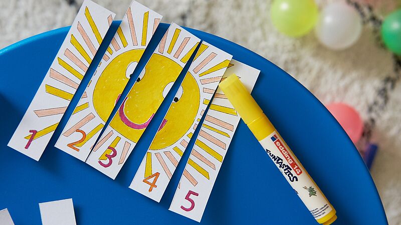 puzzel knutselen stap 5