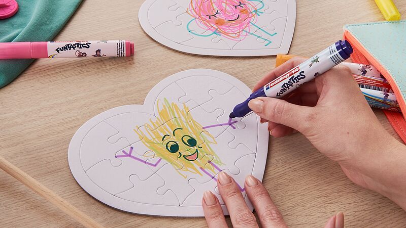 puzzel knutselen stap 3