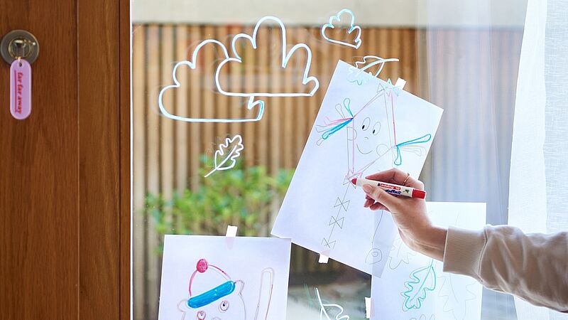 raamversiering voor kinderen stap 2