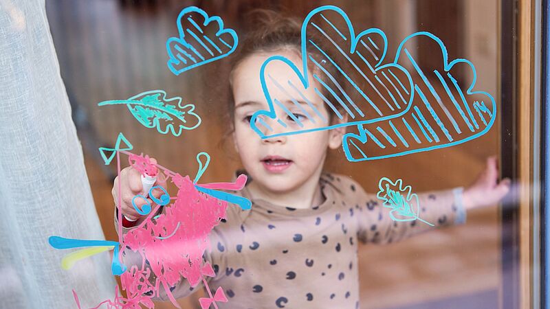 raamversiering voor kinderen stap 4