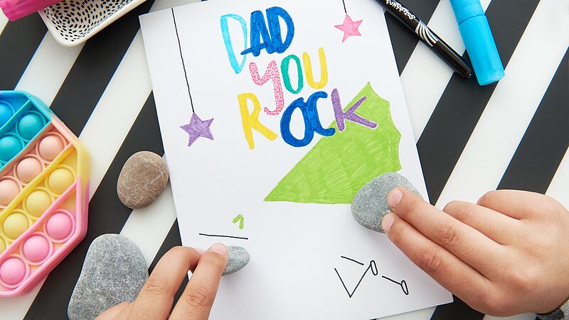 stap 4 vaderdagkaart maken