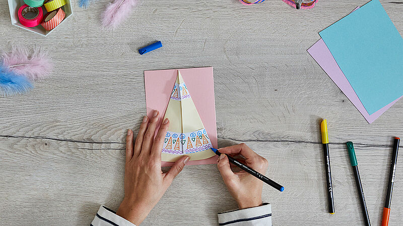 uitnodiging maken voor een feestje stap 4