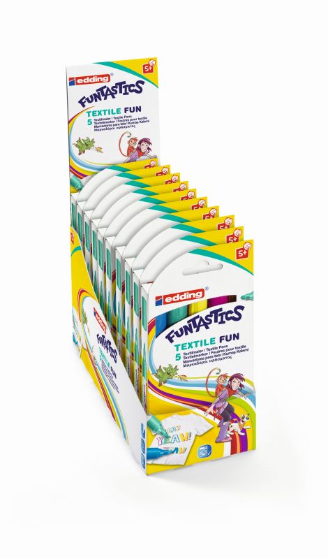Kinder textielstiften van edding