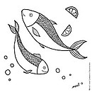 vissen template diepvrieszakjes edding