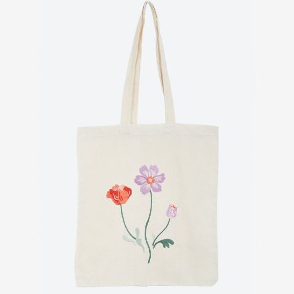 Temmen jeugd Grote hoeveelheid Tas wilde bloemen borduren - DMC pakket inclusief gratis borduurpatroon |  hobbygigant.nl