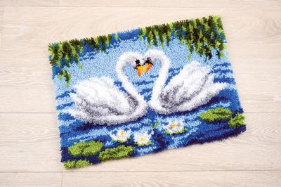 Vervaco Herr uil Knoopkussen met knoophaken, katoen, meerkleurig, 40 x