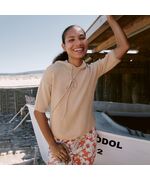 Dames hoodie met korte mouwen breien - Lana Grossa Cotton Wool breipakket, 4 image