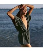 Lang dames gilet breien - Lana Grossa Cotton Wool breipakket | hobbygigant.nl